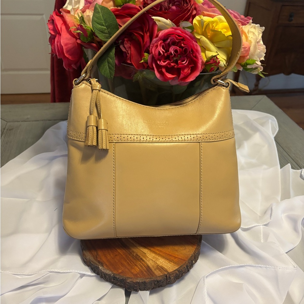 Kate Spade Tan Leather Shoulder Bag